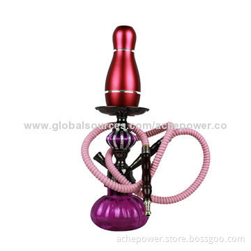 China factory e head of hookah, newest glass e-hookah, customized nargile shisha
